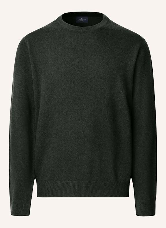 HACKETT LONDON Pullover MERINO CASH MIX CREW GRÜN