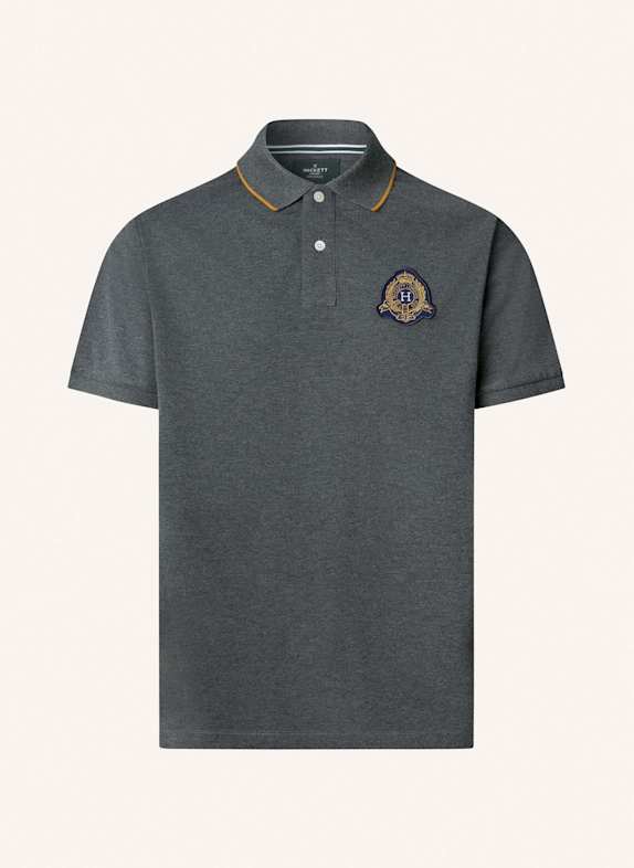 HACKETT LONDON Poloshirt HERITAGE CREST  LOGO DUNKELGRAU
