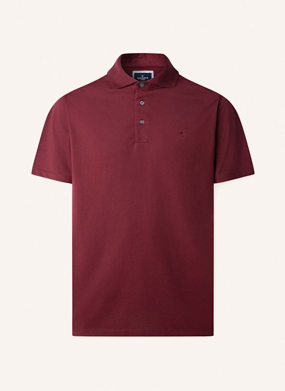 HACKETT LONDON Poloshirt PIMA COTTON POLO DUNKELROT