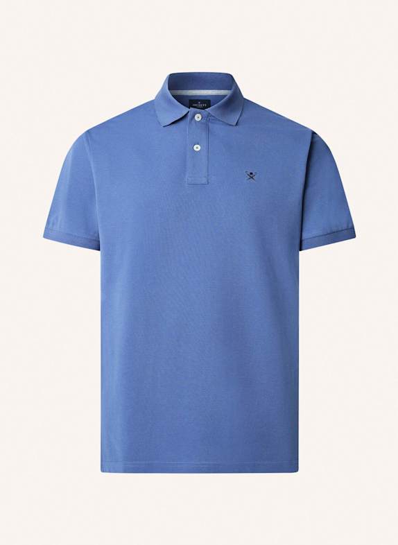 HACKETT LONDON Poloshirt SLIM FIT LOGO BLAU