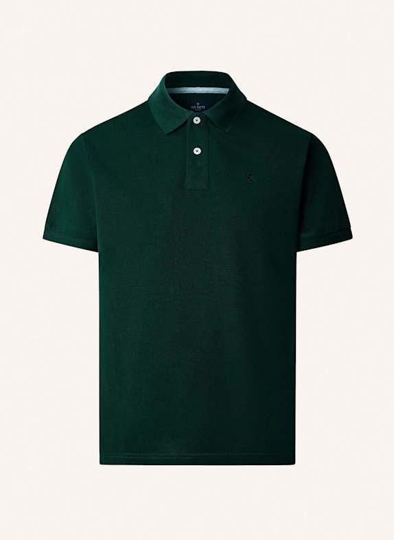 HACKETT LONDON Poloshirt SLIM FIT LOGO DUNKELGRÜN