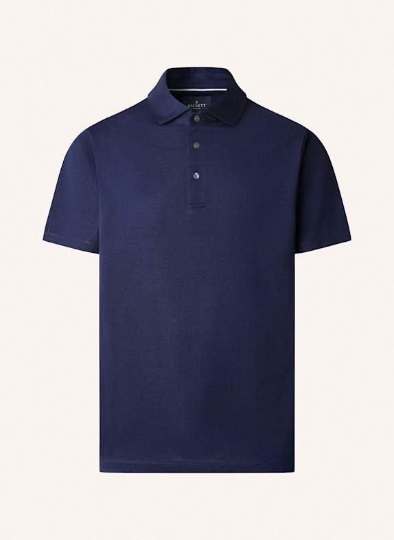 HACKETT LONDON Poloshirt MERCERISED POLO BLAU