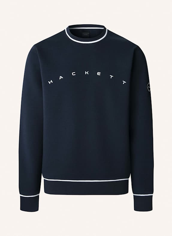 HACKETT LONDON Sweatshirt HS SPORTING CLUB CREW DUNKELBLAU
