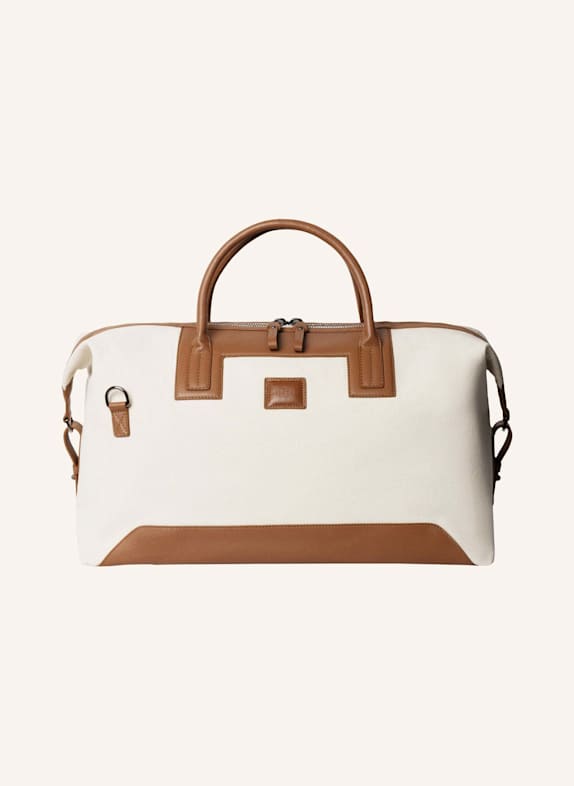 HACKETT LONDON Reisetasche WELLS CANVAS HOLDALL CREME