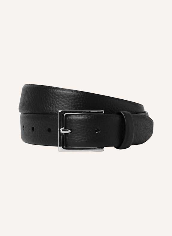 HACKETT LONDON Gürtel 32MM PEBBLE BELT SCHWARZ