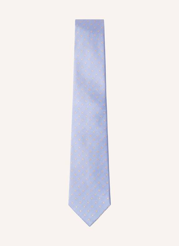 HACKETT LONDON Krawatte TWILL MAYFAIR DOT BLAU