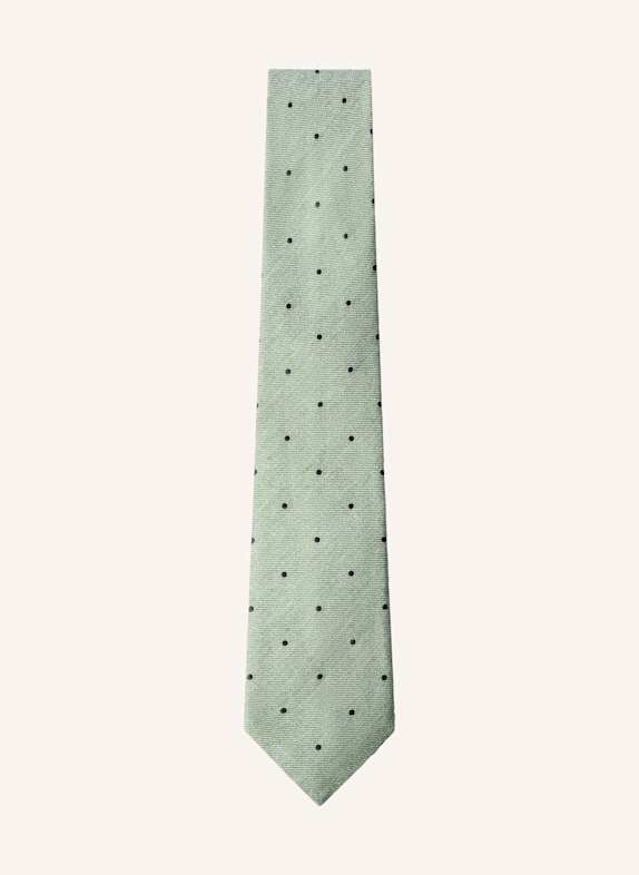 HACKETT LONDON Krawatte BLEND TWILL DOT GRÜN