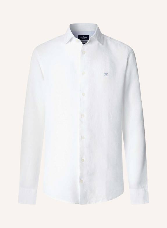HACKETT LONDON Freizeithemd ESS GMD LINEN KENT WEISS