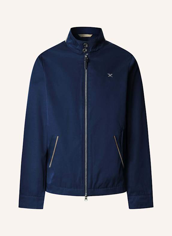 HACKETT LONDON Fieldjacket COTTON HARRINGTON BLAU