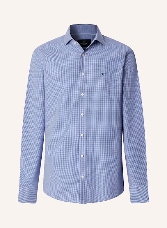HACKETT LONDON Freizeithemd CITY GINGHAM SHIRT DUNKELBLAU