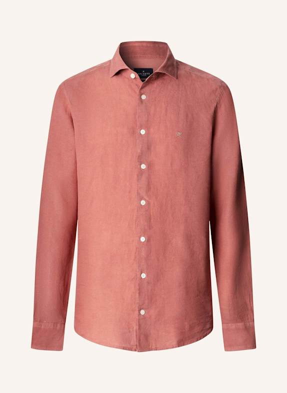 HACKETT LONDON Freizeithemd ESS GMD LINEN KENT ROT