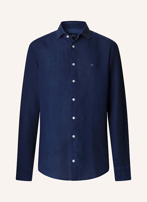 HACKETT LONDON Freizeithemd ESS GMD LINEN KENT BLAU
