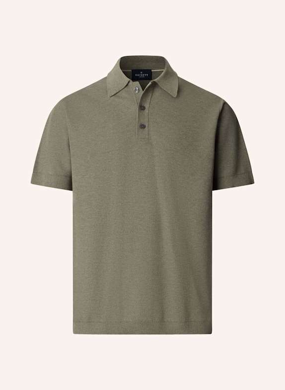 HACKETT LONDON Poloshirt HONEYCOMB SS POLO GRÜN