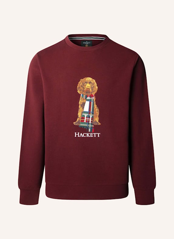 HACKETT LONDON Sweatshirt HERITAGE HARRY CREW DUNKELROT
