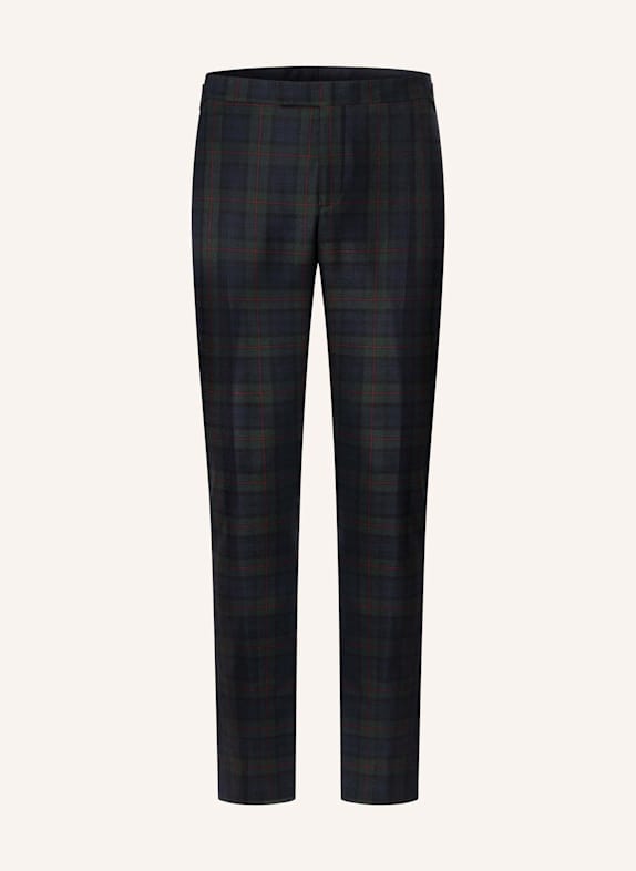 HACKETT LONDON Businesshose GREEN TARTAN TRS GRÜN