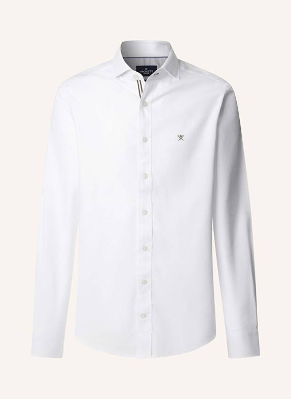 HACKETT LONDON Freizeithemd FLANNEL TAPE WEISS