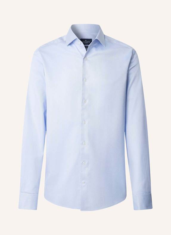 HACKETT LONDON Freizeithemd FORMAL HBONE HELLBLAU