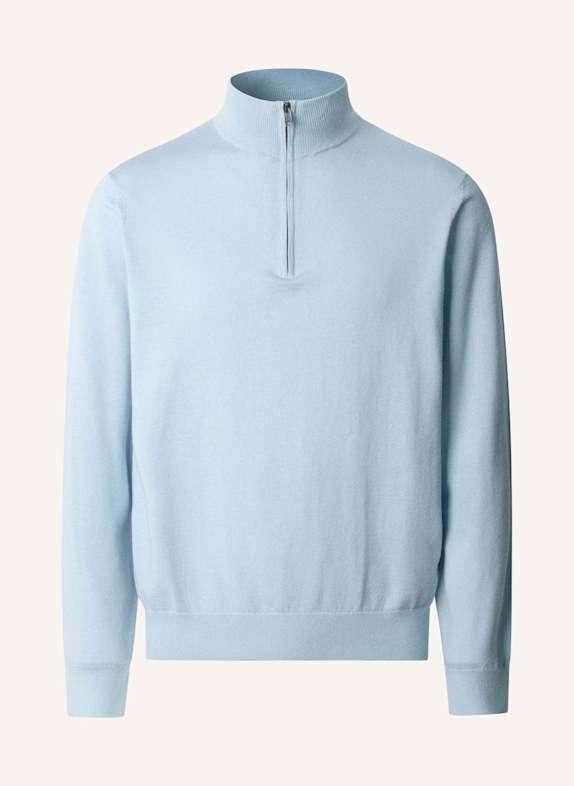 HACKETT LONDON Pullover COTTON CASH HZIP BLAU