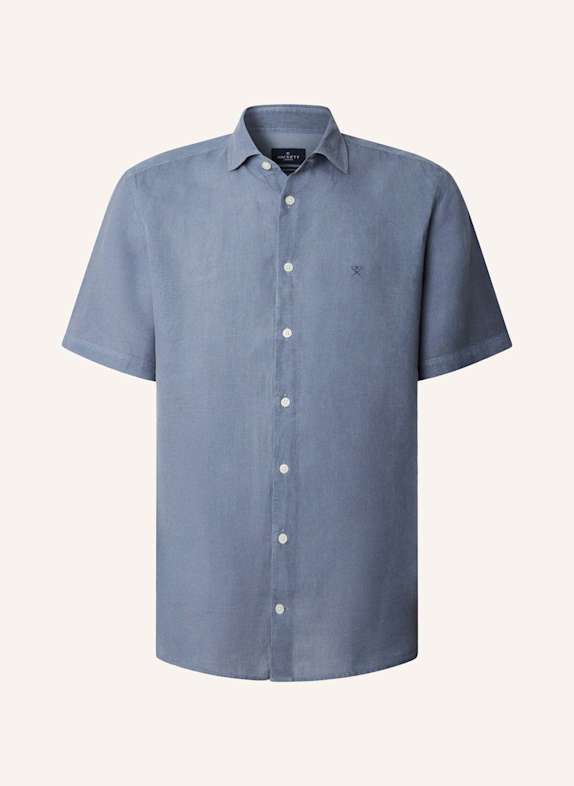 HACKETT LONDON Freizeithemd GMD LINEN SS BLAU