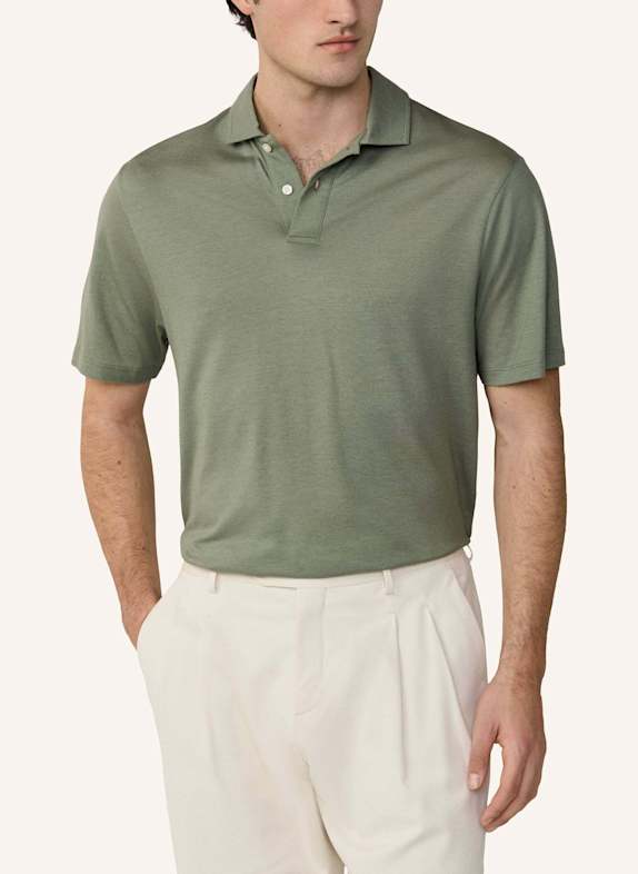 HACKETT LONDON Poloshirt TRAVEL PIQUE POLO GRÜN