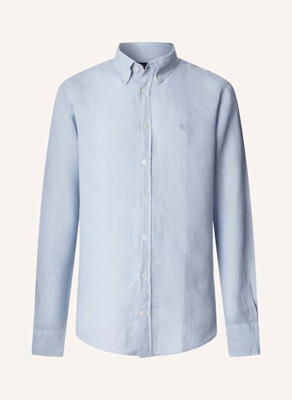 HACKETT LONDON Freizeithemd ESS GMD LINEN BRPT BLAU