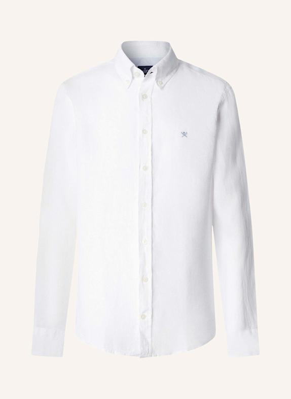 HACKETT LONDON Freizeithemd ESS GMD LINEN BRPT WEISS