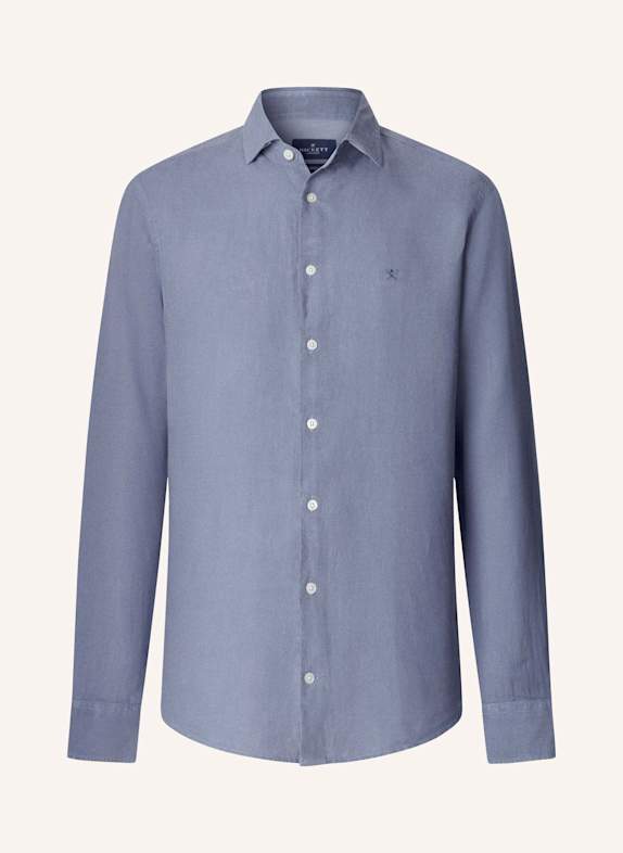 HACKETT LONDON Freizeithemd ESS GMD LINEN KENT BLAU