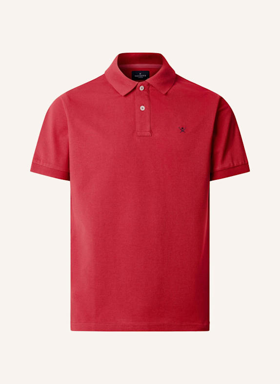 HACKETT LONDON Poloshirt SLIM FIT LOGO ROT