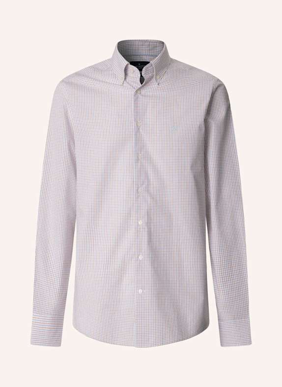 HACKETT LONDON Freizeithemd CITY TATTERSALL ROT