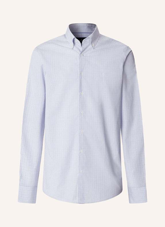 HACKETT LONDON Freizeithemd CITY TATTERSALL BLAU