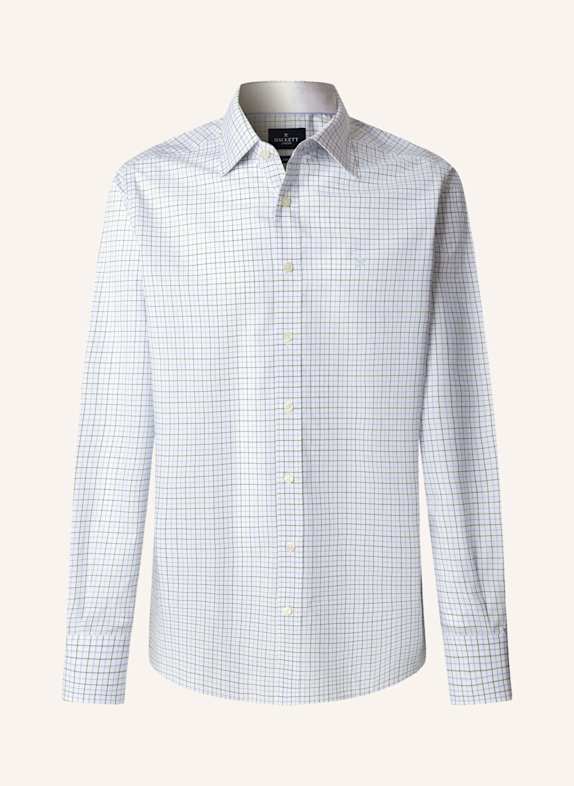 HACKETT LONDON Freizeithemd POPLIN TATTERSALL GRÜN