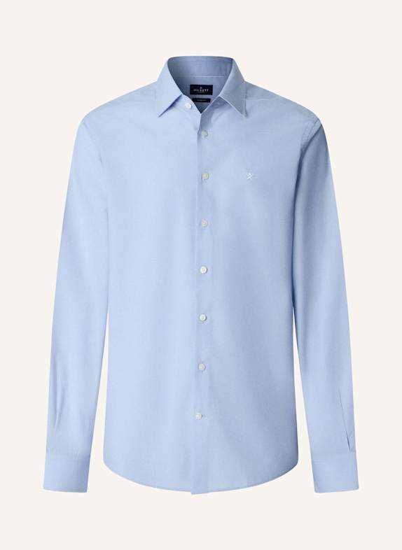 HACKETT LONDON Freizeithemd SOLID END ON END HELLBLAU