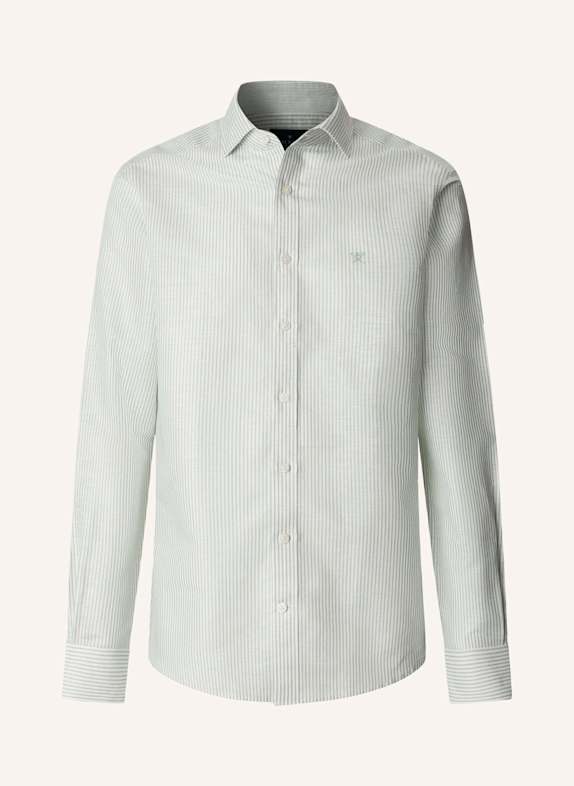 HACKETT LONDON Freizeithemd ESS LINEN BENGAL GRÜN