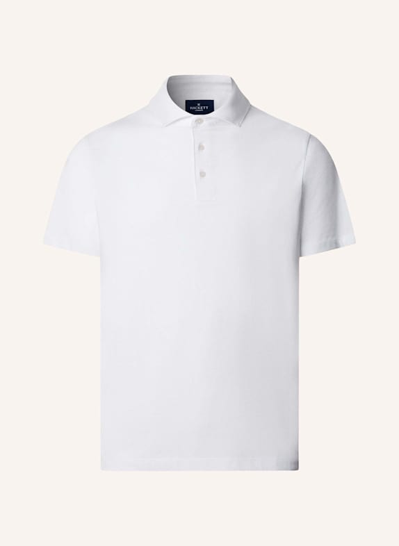 HACKETT LONDON Poloshirt PIMA COTTON POLO WEISS