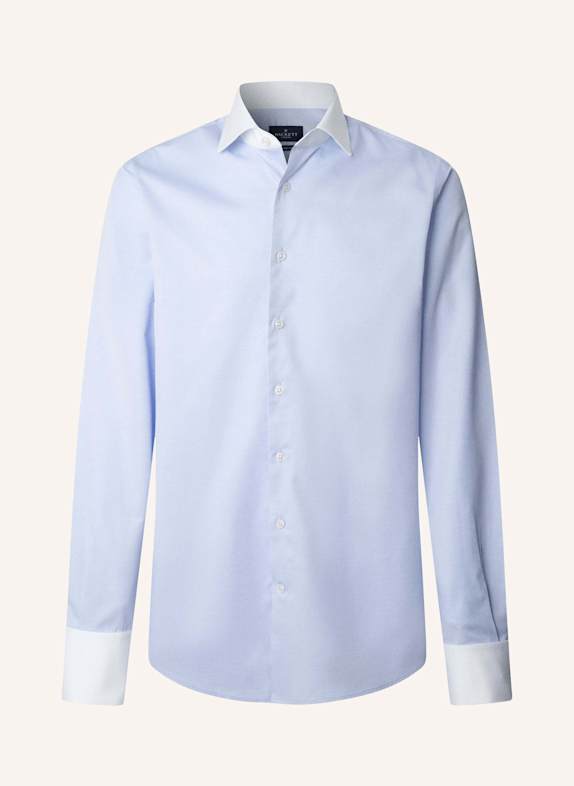 HACKETT LONDON Freizeithemd FORMAL TWILL WCC DC HELLBLAU