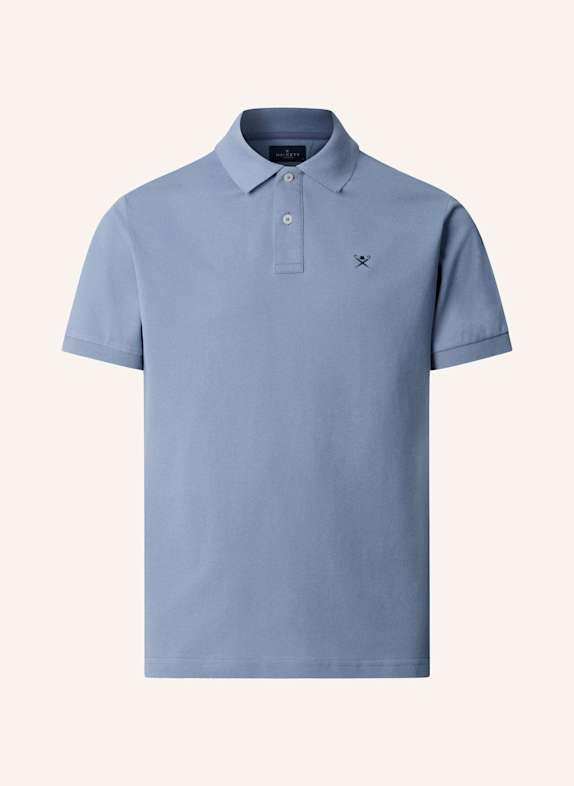HACKETT LONDON Poloshirt SLIM FIT LOGO BLAU