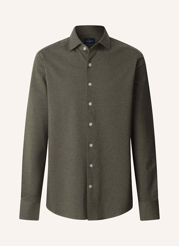 HACKETT LONDON Freizeithemd PIQUE JERSEY SHIRT GRÜN