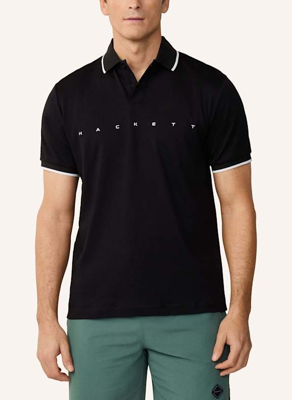 HACKETT LONDON Poloshirt HS ESSENTIAL POLO SCHWARZ
