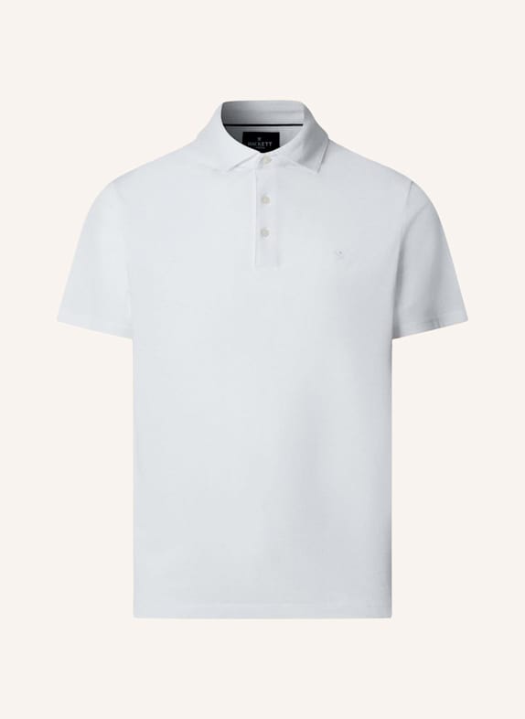HACKETT LONDON Poloshirt OXFORD PIQUE POLO SS WEISS