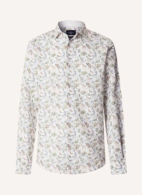 HACKETT LONDON Freizeithemd FAUNA PRINT GRÜN