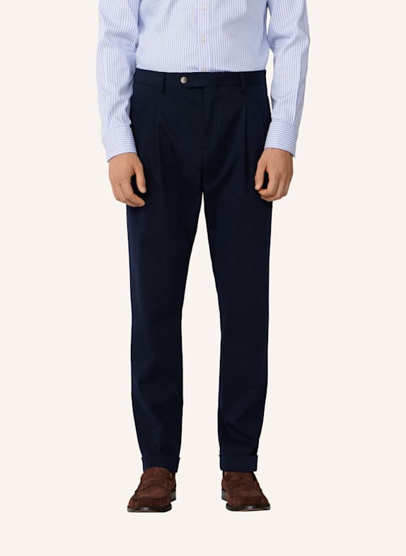 HACKETT LONDON Chino DOUBLE PLEAT CHINO BLAU