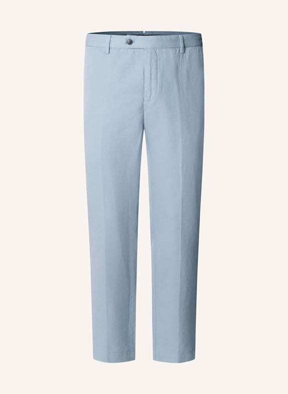 HACKETT LONDON Chino COTTON LINEN CHINO BLAU