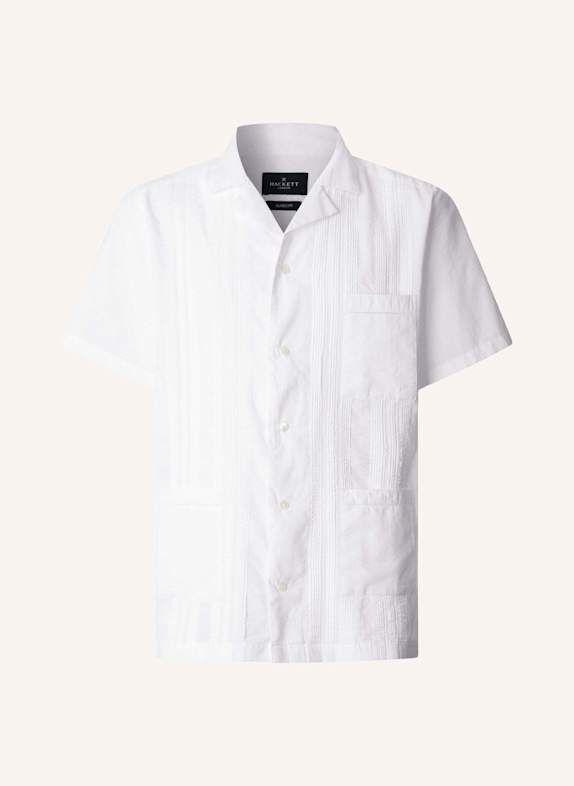 HACKETT LONDON Freizeithemd POPLIN CRUISE SS WEISS