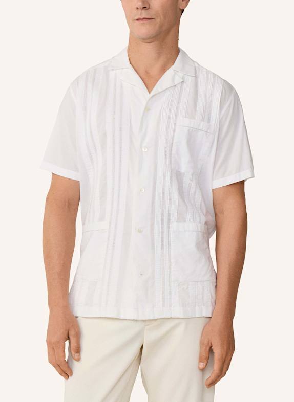 HACKETT LONDON Freizeithemd POPLIN CRUISE SS WEISS