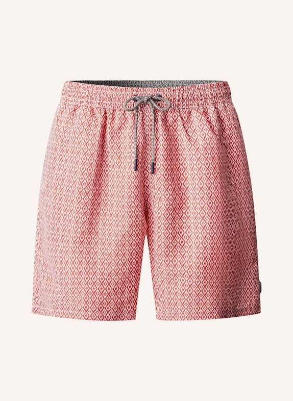 HACKETT LONDON Badeshorts CLAY DUNKELROT