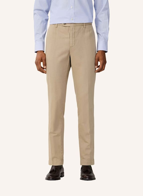 HACKETT LONDON Chino COTTON LINEN CHINO BEIGE