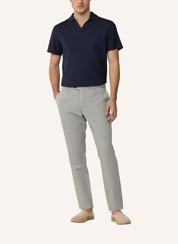 HACKETT LONDON Chino COTTON LINEN CHINO GRAU