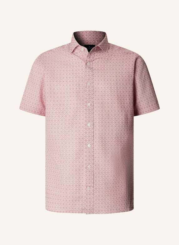 HACKETT LONDON Freizeithemd CLAY PRINT SS ROT