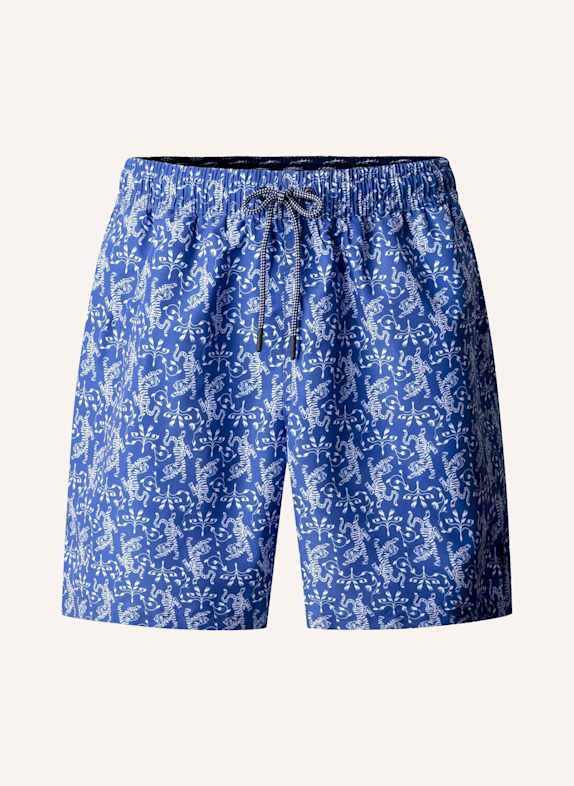 HACKETT LONDON Badeshorts TIGER BLAU
