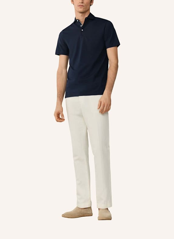 HACKETT LONDON Poloshirt PIMA COTTON POLO DUNKELBLAU